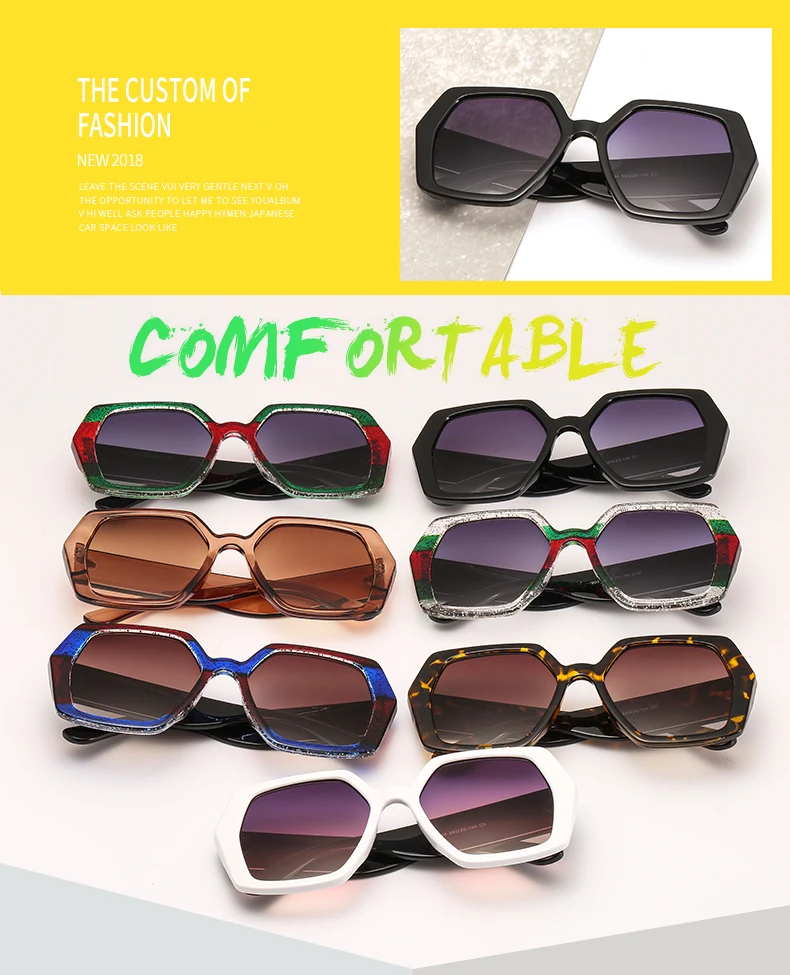 Longkeader, новинка, негабаритные солнцезащитные очки для женщин, фирменный дизайн, Роскошная большая оправа, винтажные очки, UV400, Gafas de sol 9044
