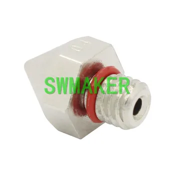 

SWMAKER 5pcs 3D printer parts accessories 1.75mm abs filament Nickel plating nozzle Print Head 0.2mm 0.3mm 0.4mm 0.5mm
