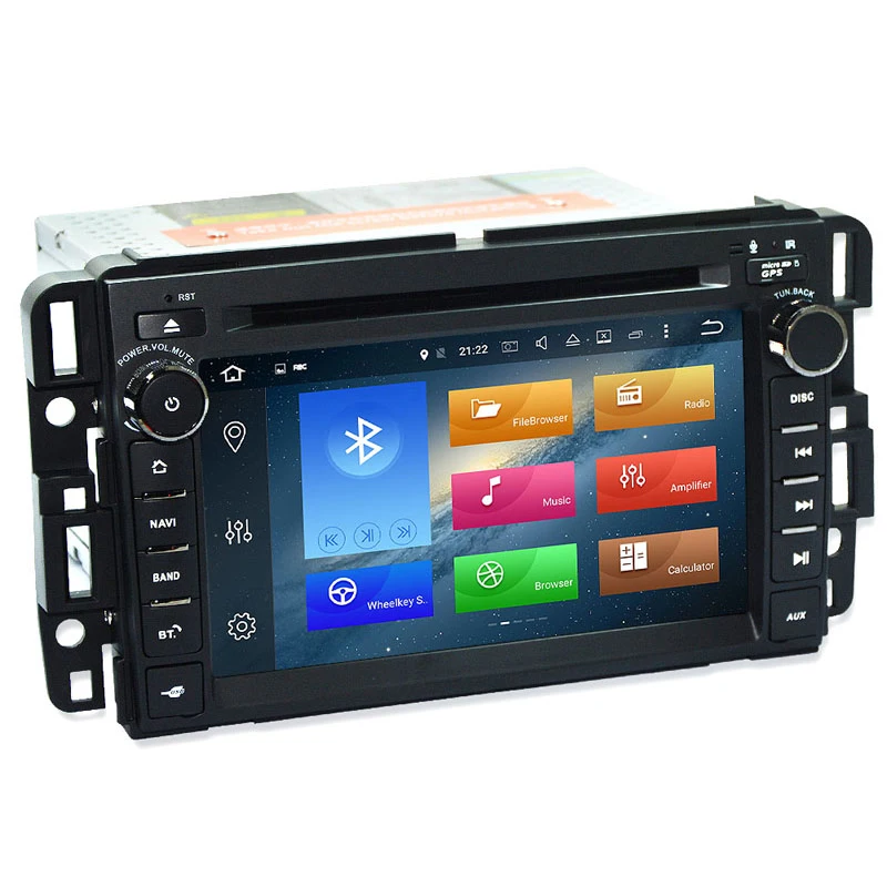 Flash Deal Android 9.0 Car DVD Player For GMC Yukon Savana Sierra Tahoe Acadia Traverse Octa Cores 4GB RAM 64GB ROM radio stereo navigation 4