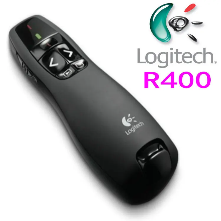 Logitech R400 Laser pointer Control Page Turning Laser Wireless presenter PPT speech pen red laser pen pointer