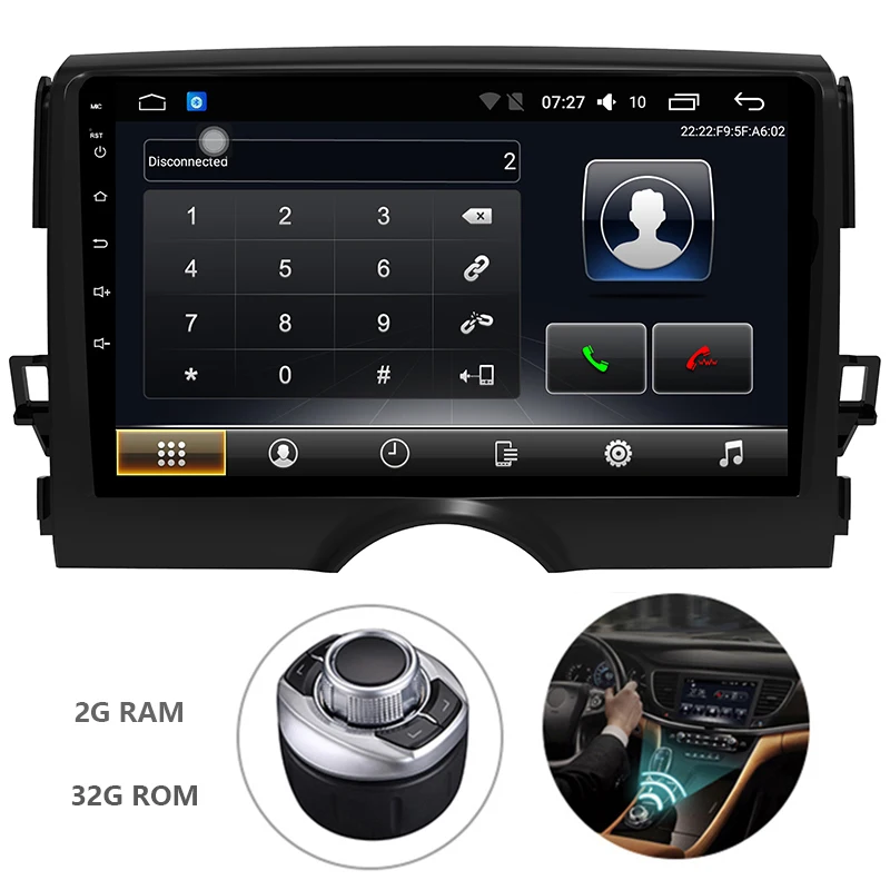 

Android 7.1 1 Din Car Multimedia DVD Player For TOYOTA REIZ 2010-2017 GPS Navigation System With Carplay/Bluetooth/Mirror link
