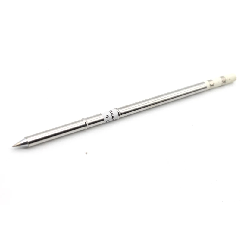 

1pc Silver T12 Handle Soldering Iron Tips Welding Solder Station Tip Replace For HAKKO BAKON