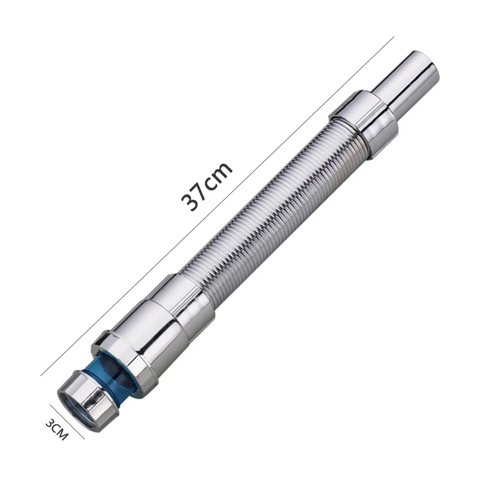 LeKing 37-77 см кухонная канализационная труба Гибкая ванная комната дренаж для раковины умывальник гальванический водопроводный шланг Труба