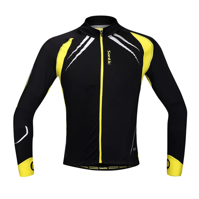 Santic Men's Winter Cycling Clothing Cycling Jacket Bike Fleece Thermal