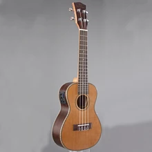 27 Inch 18 Frets Wooden Electric Guitar Musical Instruments Ukulele Guitar 4 Strings Ukelele Guitarra Rosewood UT-63EQ
