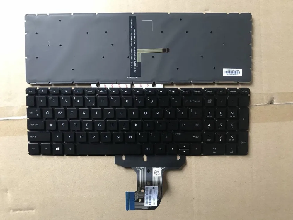 Хи Клавиатура ноутбука для HP 15-AC 15-AF 15-AY 250 255 G4 TPN-C125 C126 нам подсветка | Компьютеры и