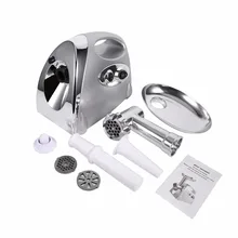 Электрический Мясорубка колбаса шприц чайник из нержавеющей стали резак домашний инструмент 800 Вт