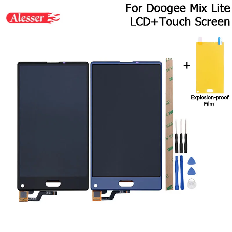 

Alesser For Doogee Mix Lite LCD Display And Touch Screen 5.2 Inch +Tools +Film For Doogee Mix Lite Mobile Phone Accessories
