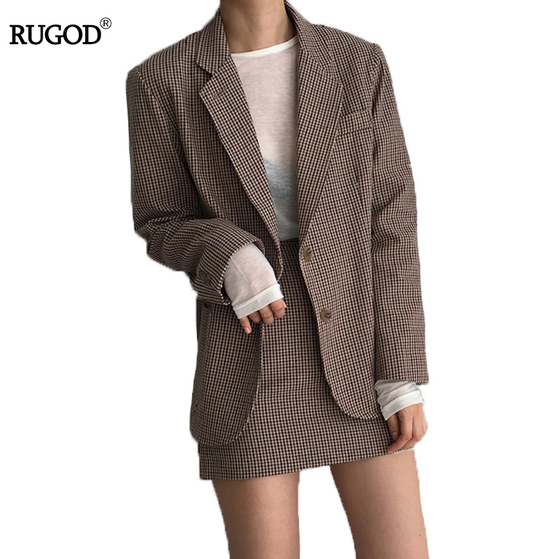 Kopen RUGOD 2018 Nieuwe Zomer Lange Mouwen Knop Vrouwen Jas En Jassen Casual Hoge Kwaliteit Notched Winterjas Vrouwen