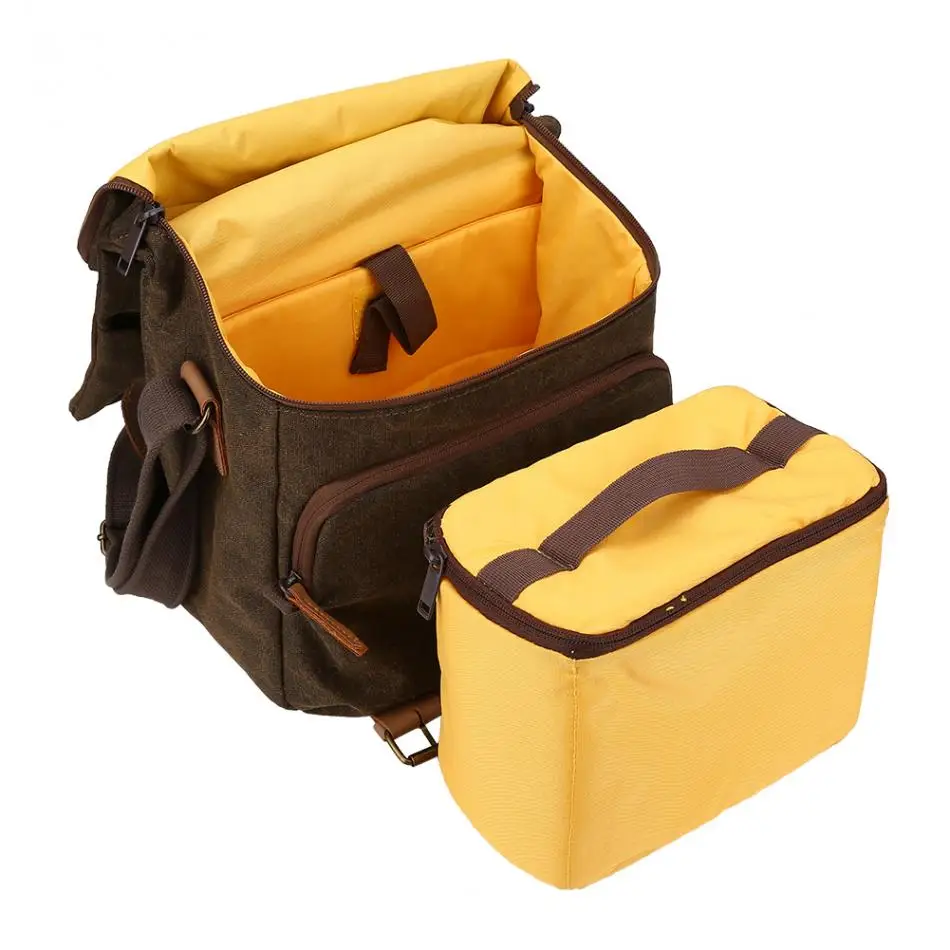 Buy CADEN Vintage Canvas SLR DSLR Camera Storage Bag