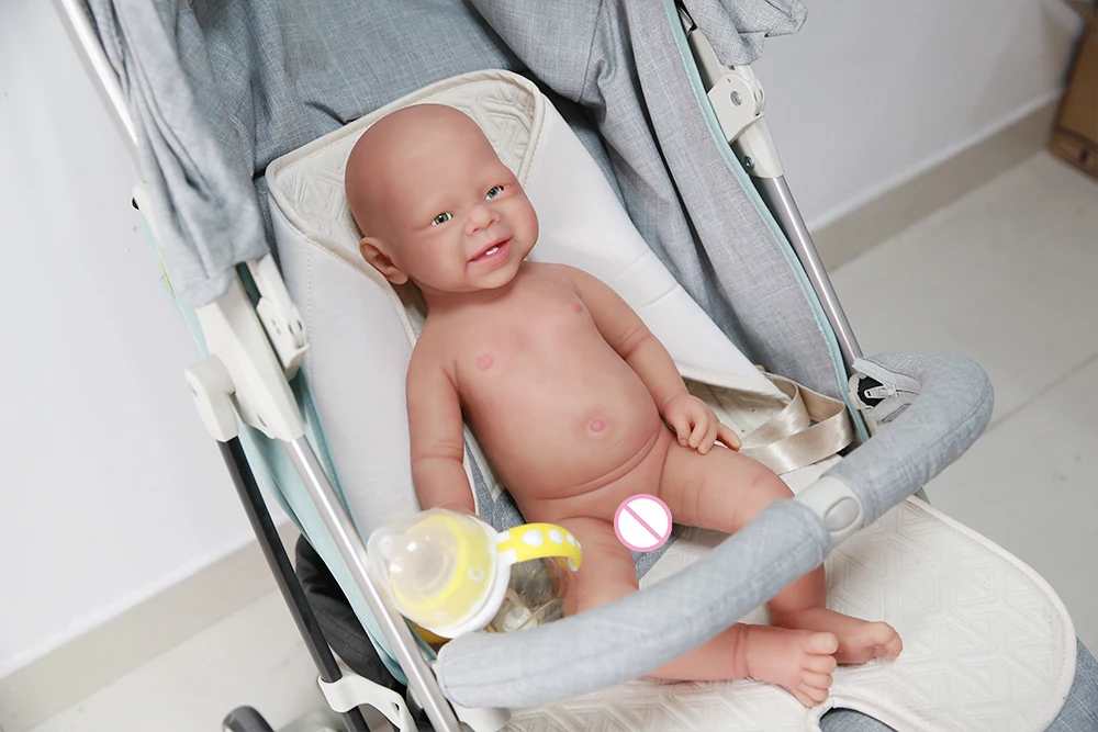 IVITA WG1516 48 см 3,4 кг Реалистичная силиконовая кукла реборн новорожденная девочка младенец Реалистичная кожа мягкая Высококачественная игрушка