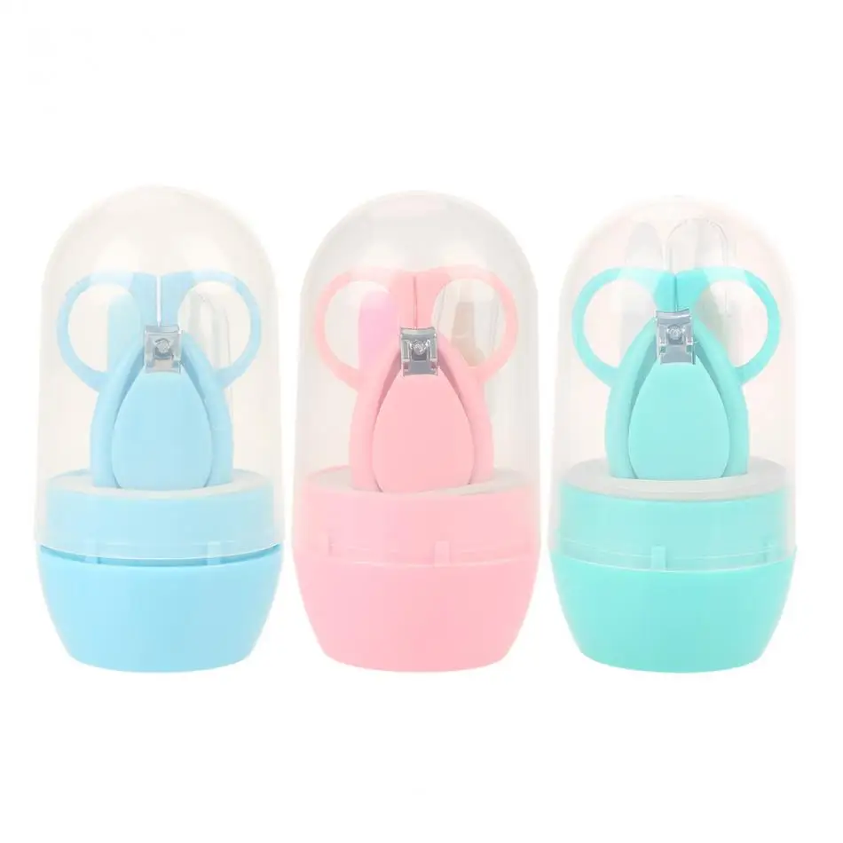 

3 Colors Baby Nail Care Set Daily Child Scissors Practical Baby Nail Clipper Trimmer Convenient New Baby Nail Shear Manicure Kit