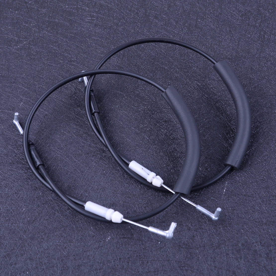 beler 2pcs Car parts Front Door Inner Handle Doorknob Lock Wire Release