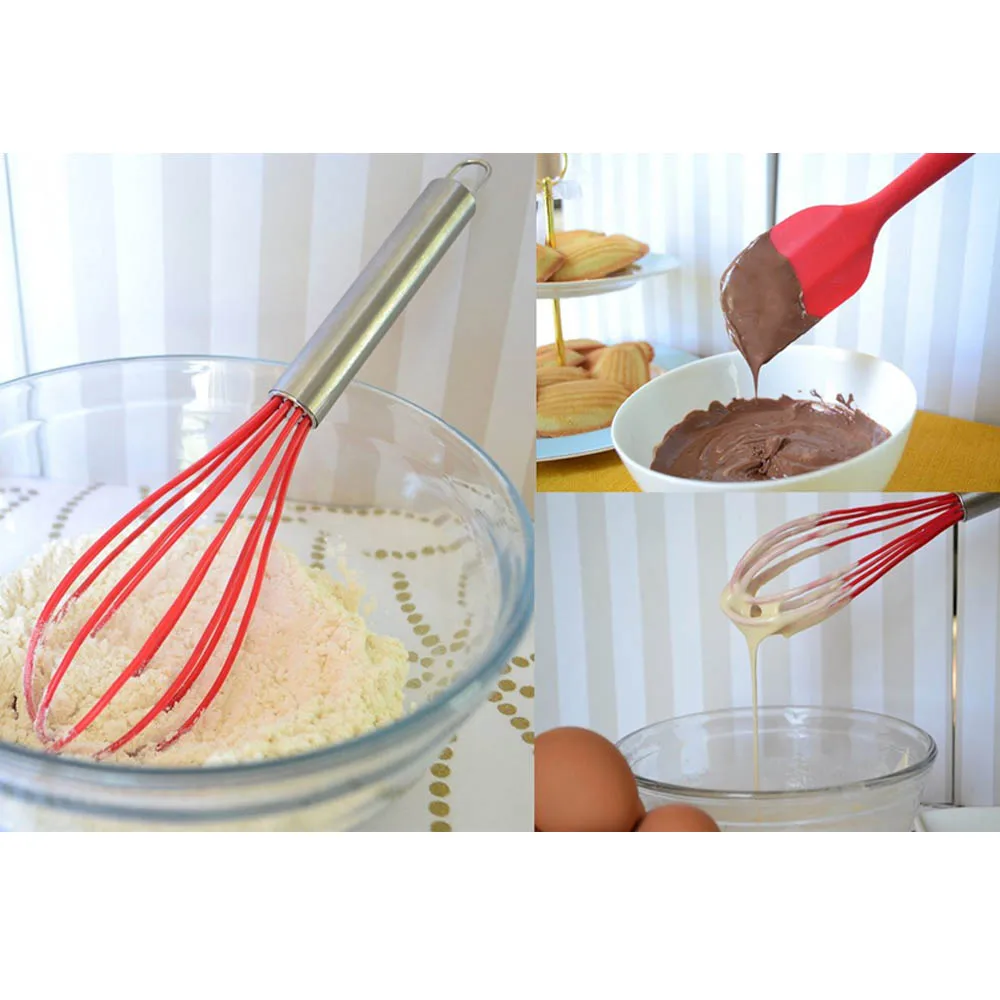 Kitchen Silicone Non-stick Cooking Spoon Spatula Ladle Egg Beaters Utensils Dinnerware Set Cooking Tools Accessories Supplies Kitchen Silicone Non-stick Cooking Spoon Spatula Ladle Egg Beaters Utensils Dinnerware Set Cooking Tools Accessories Supplies