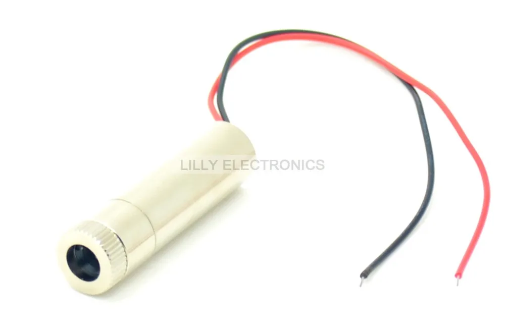 

IR 808nm 100mW Focusable Infrared Dot Diode Laser Module DC 12*40mm 3-5V