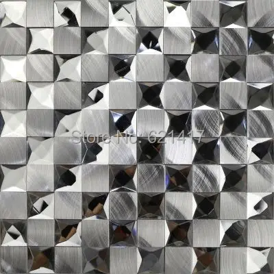 nine surface with diamond mirror aluminum metal