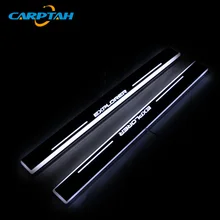 CARPTAH Trim Pedale Auto Parti Esterne LED Davanzale Del Portello Del Piatto Dello Scuff Pathway Streamer Dinamico luce Per Ford Explorer 2011- 2013 2014