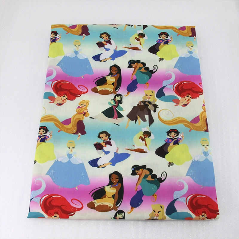 

David accessories 50*145cm Cartoon patchwork Polyester cotton fabric for Tissue Kid Bedding home textile for Sewing Tilda,1Yc390