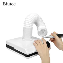 Biutee профессиональный 60 Вт Мощный вентилятор для ногтей всасывающие трубки пылесос всасывающий коллектор для маникюра пылесос