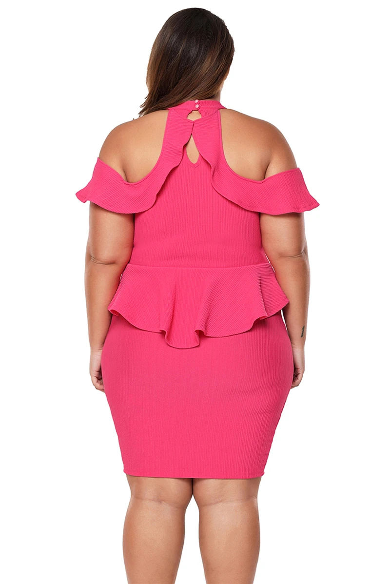 Rosy-Plus-Size-Cold-Shoulder-Peplum-Bodycon-Dress-LC220308-6-2