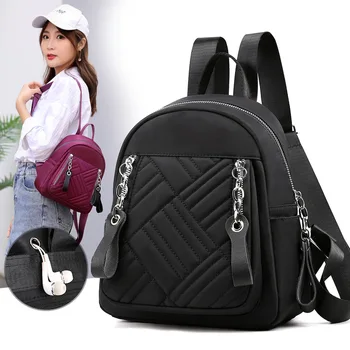 

YS-0893# New Fashion Ladies Shoulder Bags Women Hundred Striped Casual Music Travel Backpack
