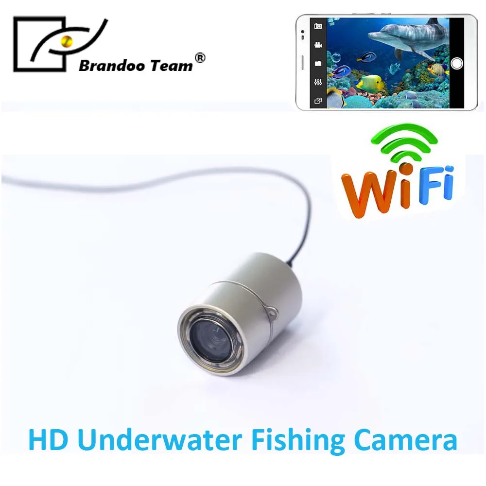 

BRANDO Team Fish Finder 10M Underwater Camcorder Fishing Video Camera Infrared WIFI camera for fishing