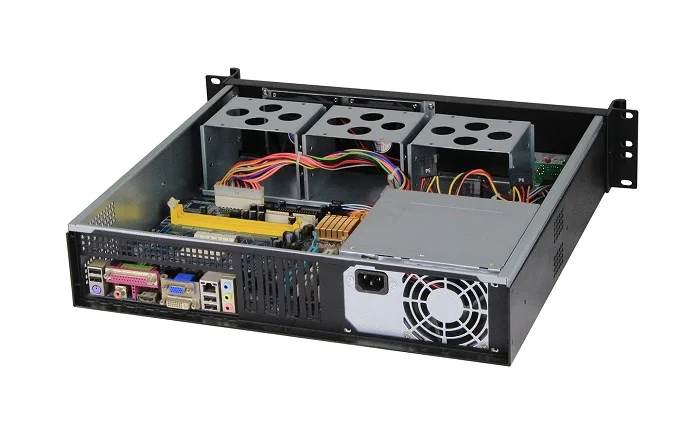 Высококлассный Al Передняя панель 2u серверный чехол RX2400 19 дюймов 2U стойка шасси