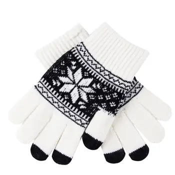 

5 Style Soft Warm Winter Men Women Touch Screen Gloves Texting Capacitive Smartphone Knitted