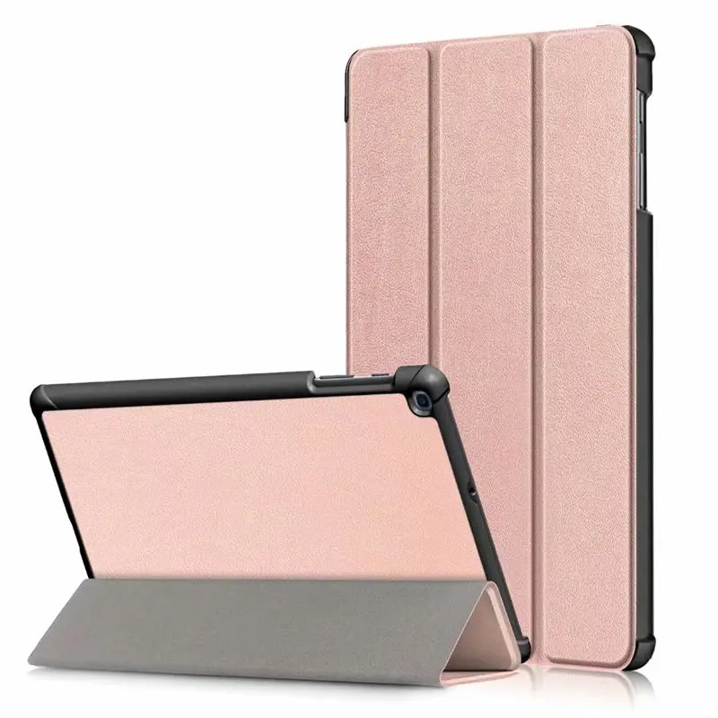 Чехол для samsung Galaxy Tab A SM-T510 SM-T515 T510 T515 чехол для планшета чехол-подставка для Tab A 10,1 '' чехол для планшета - Цвет: Rose Gold