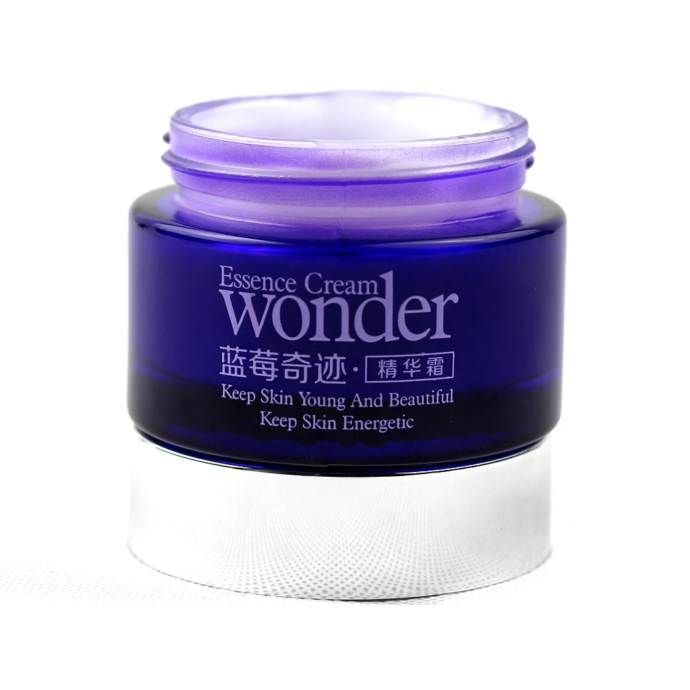 BIOAQUA Blueberry Face Cream Essence Whitening Cream Moisturizing Snail Cream Deep Hydrating Anti Wrinkle Face Serum 4