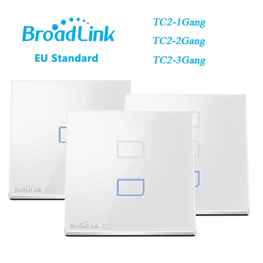 Broadlink TC2 ЕС переключатель 1 банда 2 банды 3 Банды сенсорный выключатель Умный дом