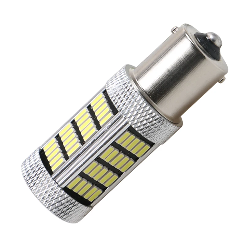 

1PC P21W LED 1156 BA15S LED Bulbs Car Lights 4014 LEDs 92SMD Turn Signal Reverse Brake Light R5W 12V Automobiles Lamp White Red