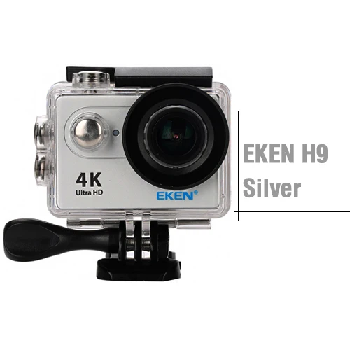 H9 Silver Екеn H9/H9R действие Камера Ultra HD 4 K/25fps Wi-Fi 2," 170D шлем Подводные Камера водонепроницаемый Cam Спорт Камера - Цвет: H9 Silver