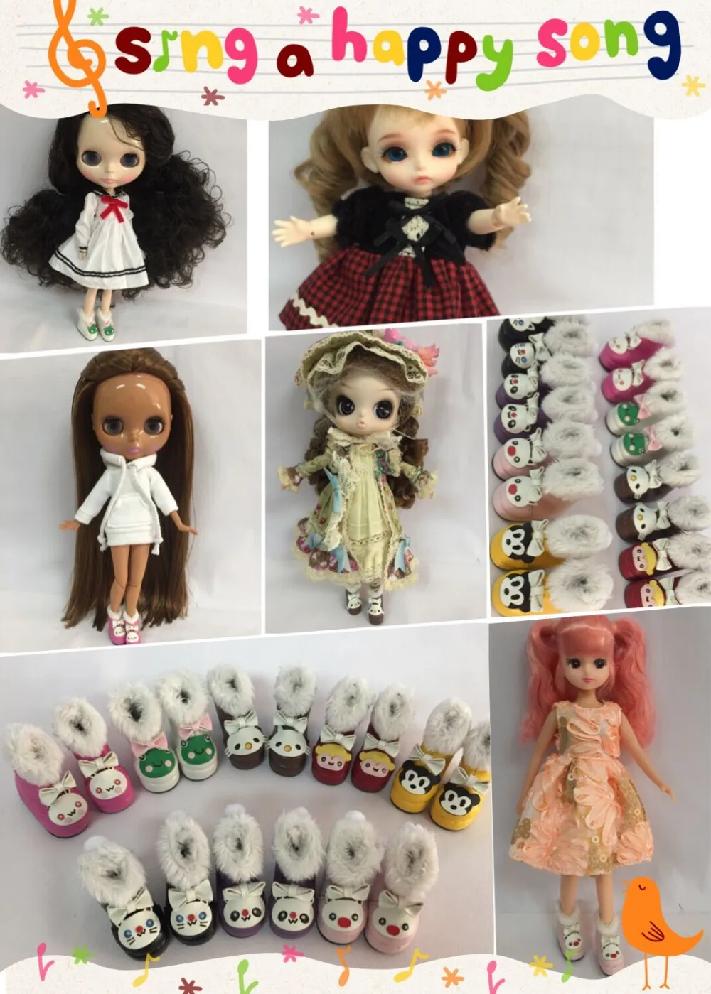 Обувь для blyth, Azone, куклы OB, кукла licca, Lati bjd кукла Tang kou и т. Д. Длина: 3 см