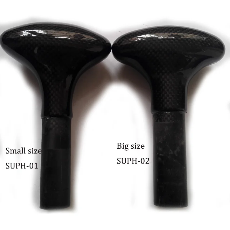 3k carbon fiber SUP paddle handle paddle head plug on sup board carbon paddle grip