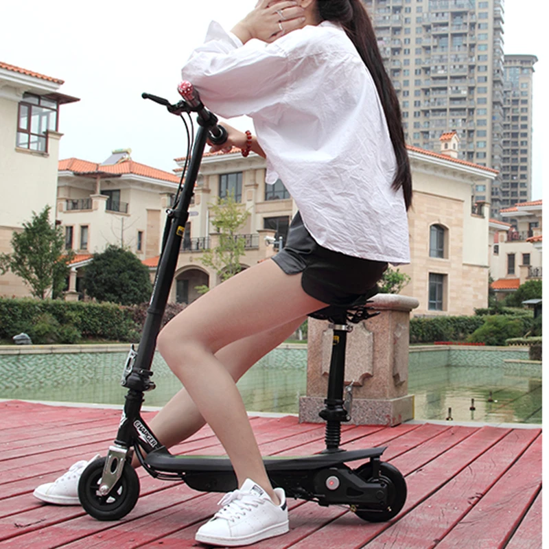 Top 2019 New Inflatable Air Wheels Folding Electric Scooter Re-chargeable Mini Scooter Skateboard For Child Adults Hot Sale 0