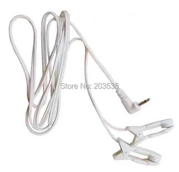Tens ems Massage Ear clip electrode connecting lead 3.5mm wire for Sleep insomnia acupuncture therapy machine slimming massager Tens ems Massage Ear clip electrode connecting lead 3.5mm wire for Sleep insomnia acupuncture therapy machine slimming massager