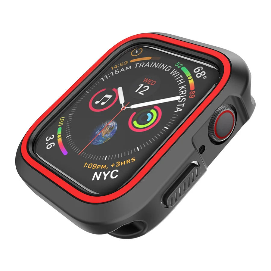 Чехол Ithuriel для Apple Watch 4 3 универсальный защитный чехол s iwatch Series мягкий тонкий 44 мм