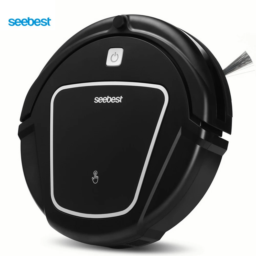 Seebest D730 MOMO 2.0 Wet Mopping Robot Vacuum Cleaner with Water Tank, Clean Robot Aspirator Time Schedule, Russia Warehouse