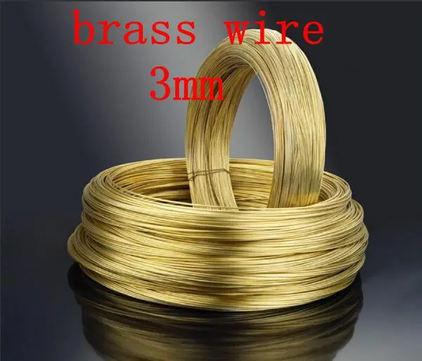 Buy 3mm Brass H62 copper wire Brass wire Brass rod 1