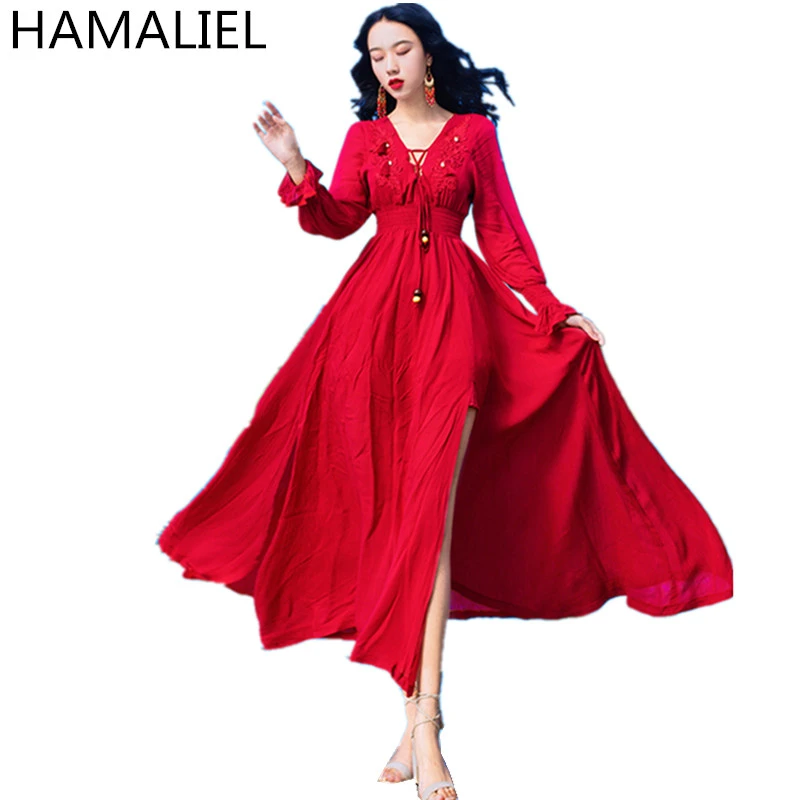 red holiday dresses 2018