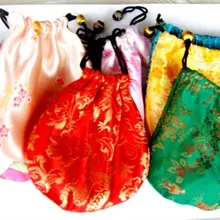Низкая цена на Подарочный мешочек для украшений/сумка 10,5X10,5 см КИТАЙСКАЯ сумка из шелка/мешочек
