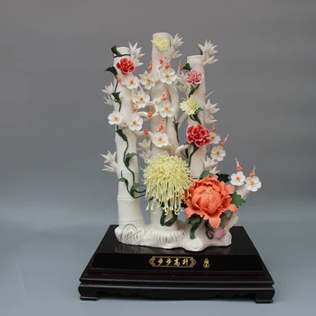 

crafts decor hand wedding cutting dies home Jingdezhen ceramic sculpture art creative Home Furnishing jewelry ornaments Cidiao t