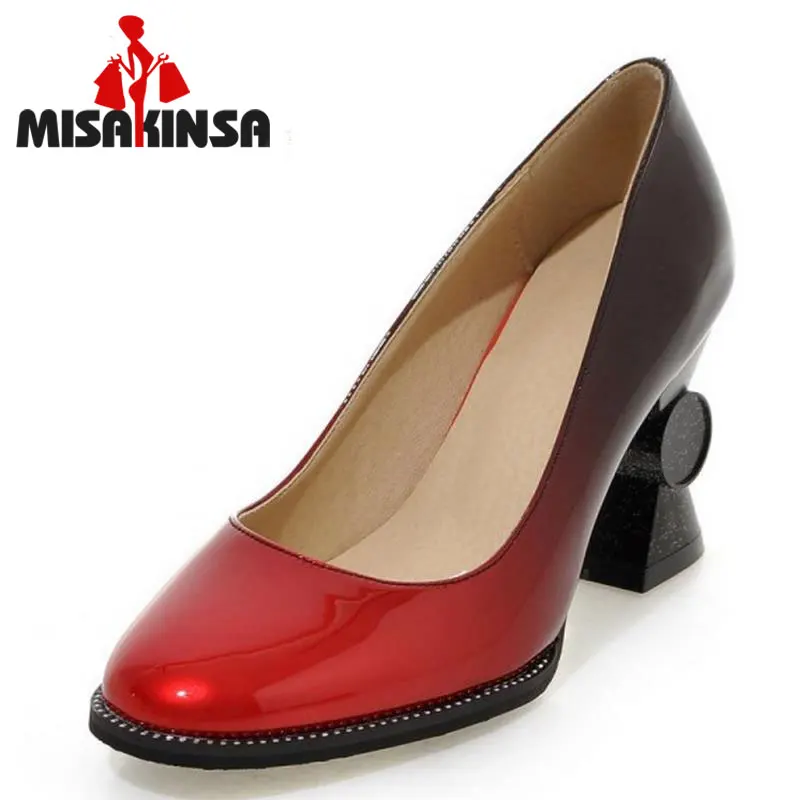 

MISAKINSA Pointed Toe High Heel Shoes Woman Brand New Heels Pumps Ladies Stylish Heels Party Shoes Heeled Footwear Size 32-44