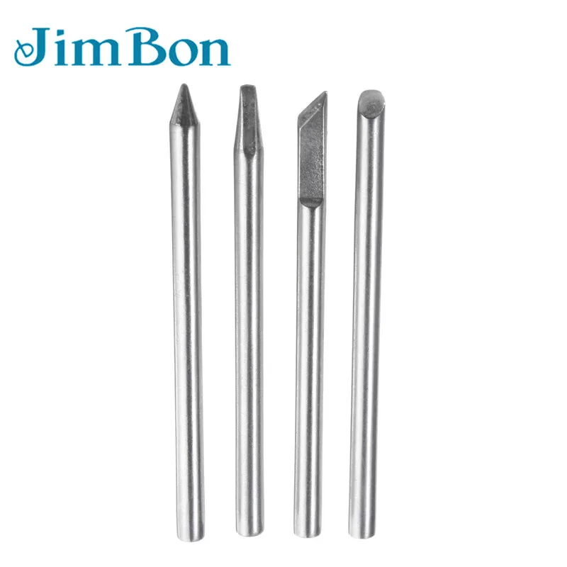 

JimBon 30W Internal Heating Electric Soldering Iron Bit Silverline Four Shape Tips