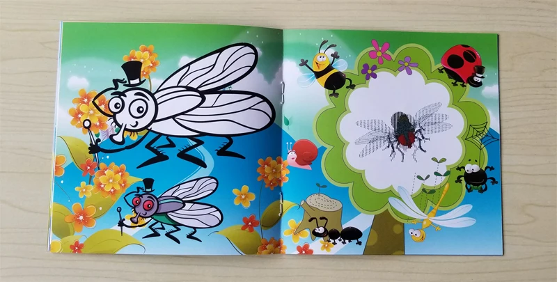 22 Pages Insect Style Secret Garden Painting Drawing Kill Time Book Will Moving DIY Children's Puzzle Magic Coloring Book 22 Pages Insect Style Secret Garden Painting Drawing Kill Time Book Will Moving DIY Children's Puzzle Magic Coloring Book