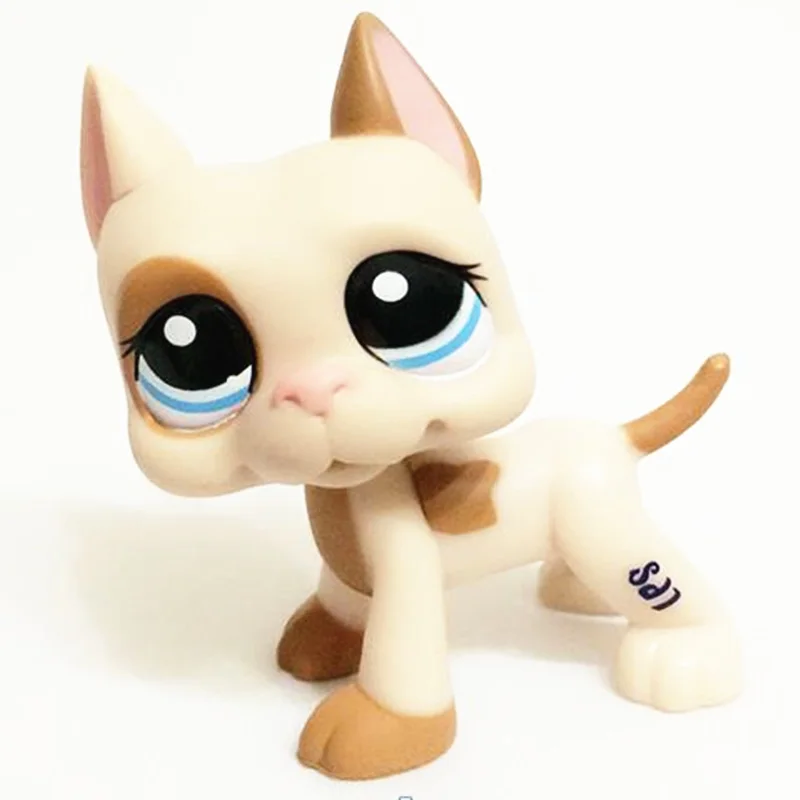 Ne'w LPS Pet Shop игрушечные лошадки классические старые животные большой Dane глаз