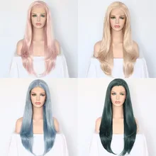 BeautyTown светильник, розовая естественная волна, жаростойкие волосы, белые, для женщин, для ежедневного макияжа, свадебный подарок, синтетические парики на кружеве