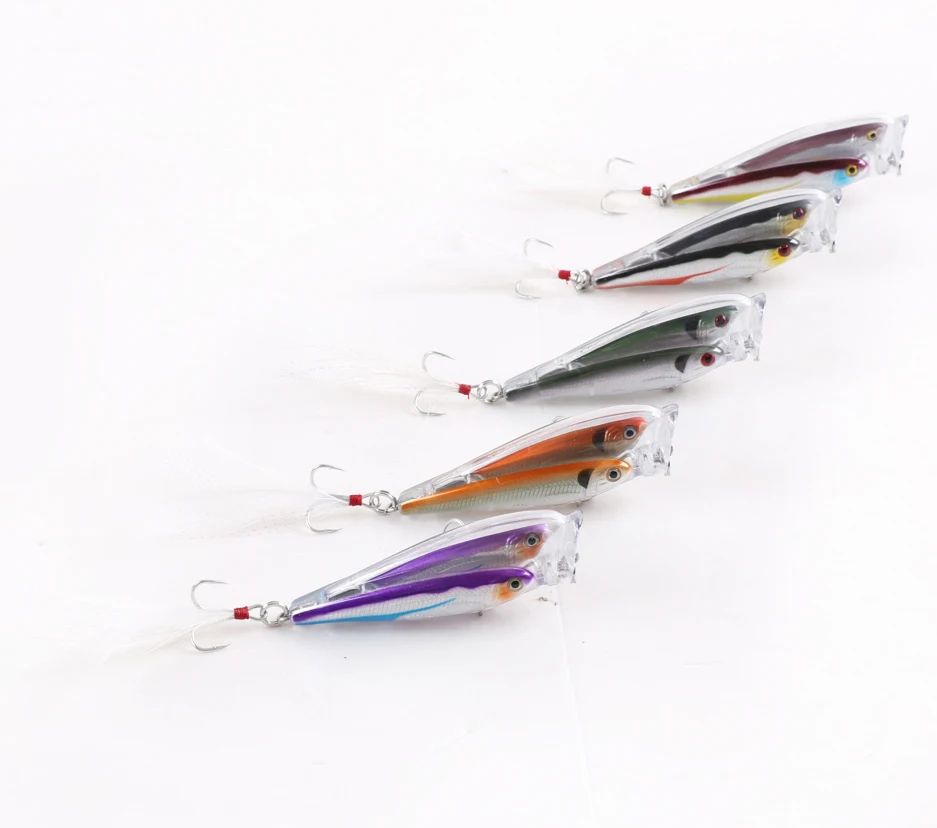 1 шт. рыболовная приманка 7 5 см/10 г|popper bait|fish schooltuna fishing lures |