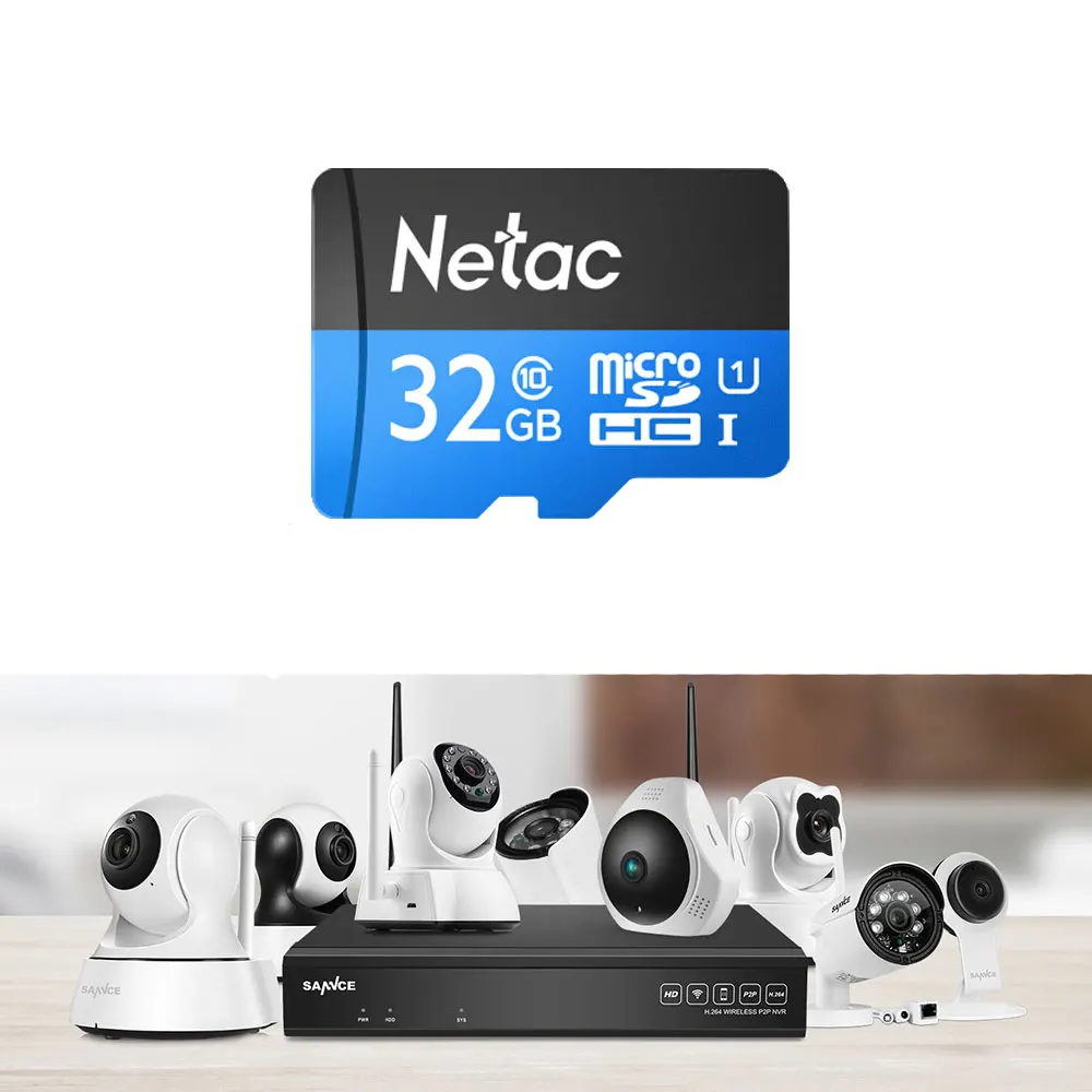Professional 16/32/64/128GB Micro Sd Card For SANNCE 720P 960P 1080P IP